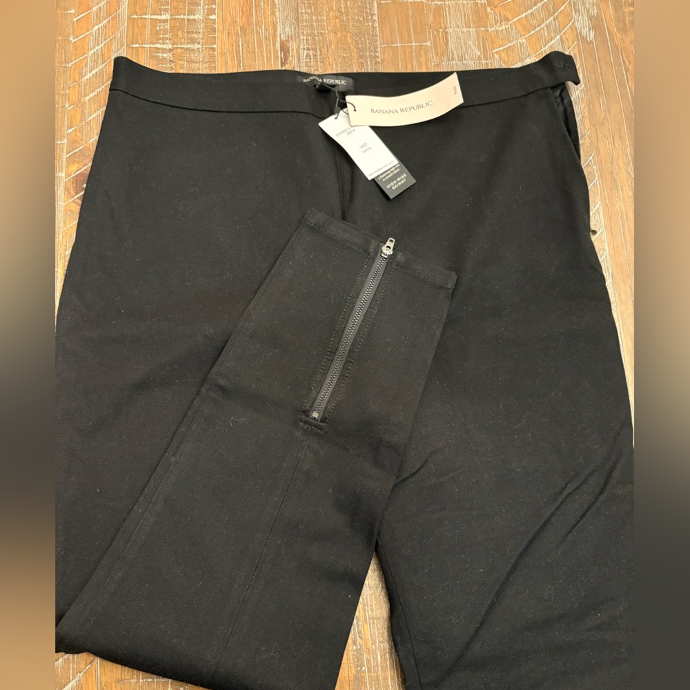 Banana Republic Sloan fit black dress pants size 14 Petite